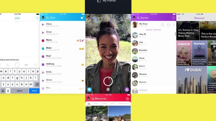 تحديث سناب شات الجديد - تحديث SnapChat الجديد