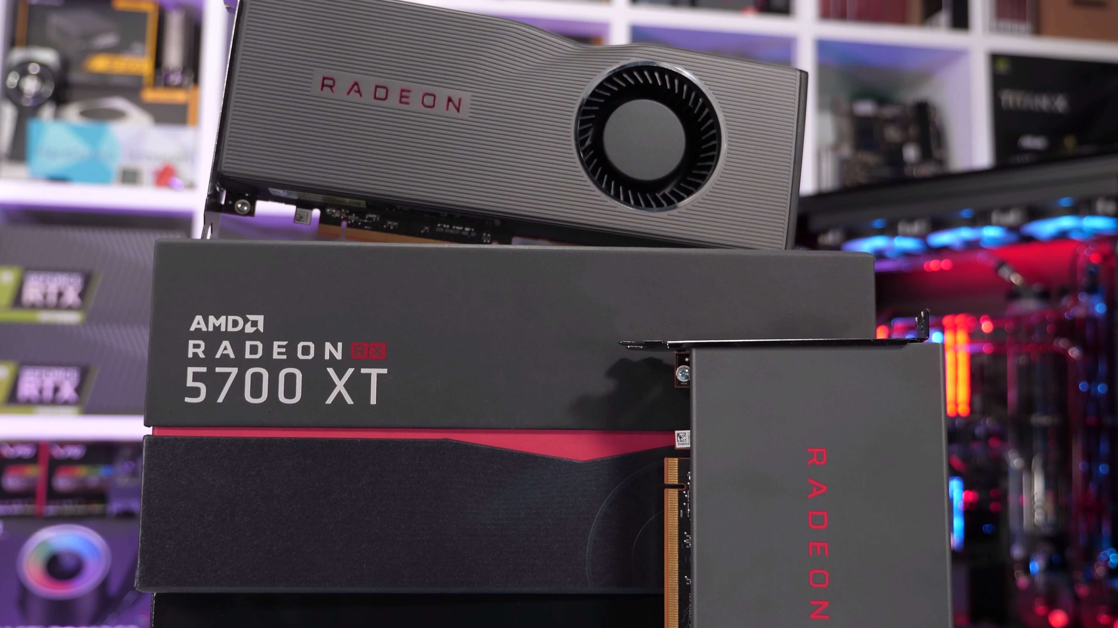 افضل كروت شاشة AMD لألعاب 1440p - بطاقة AMD Radeon RX 5700 XT