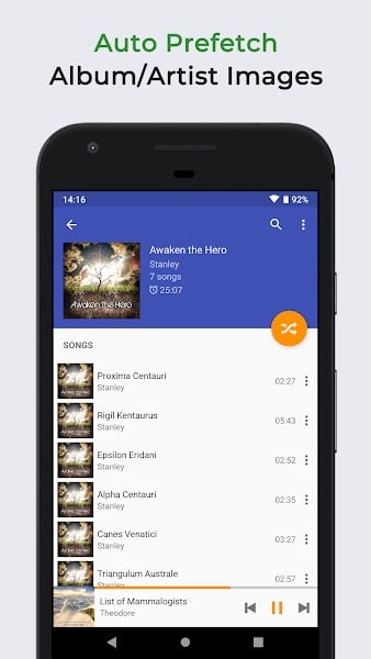 تطبيق Omnia Music Player - 3