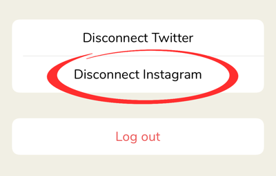 إزالة حساب Instagram من تطبيق Clubhouse - 2