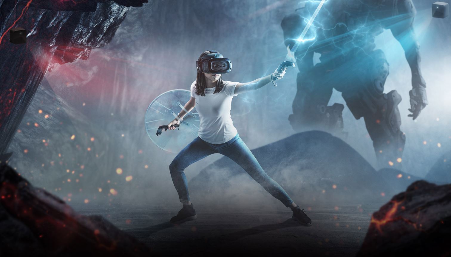ألعاب الواقع الافتراضي VR