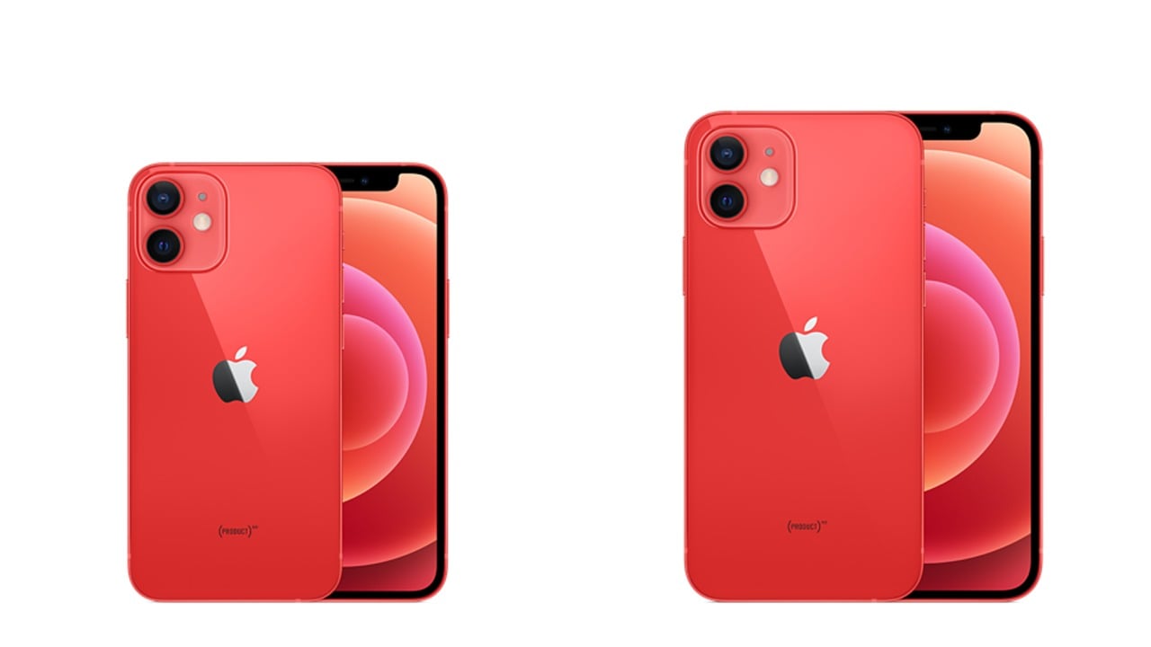 ألوان ايفون 12 وايفون 12 ميني - iPhone 12 وiPhone 12 Mini لون أحمر (PRODUCT RED)