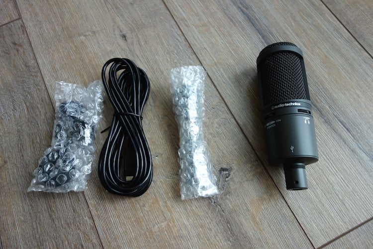 Audio Technica AT2020 Cardioid Condenser USB Microphone Review