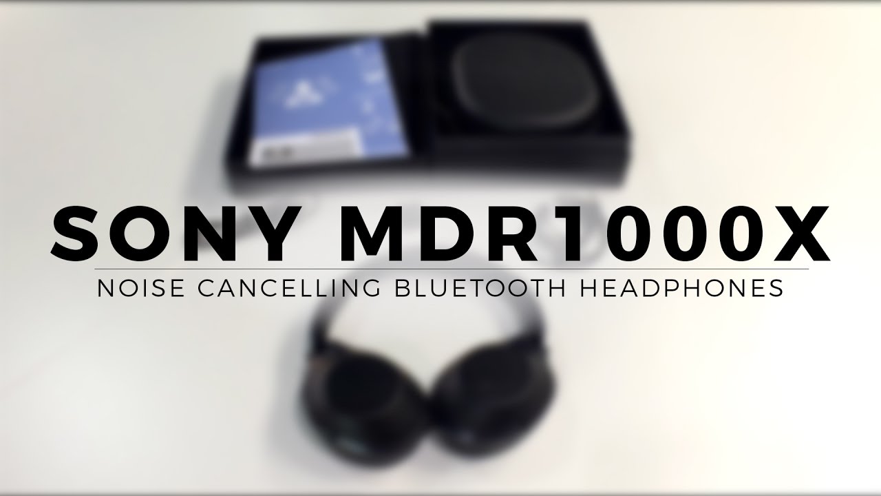 Sony MDR100x headphones video unboxing