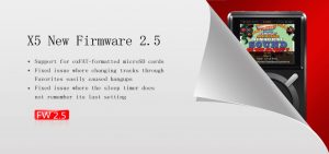 The release of FiiO X5 new firmware FW 2.5