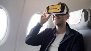 Lufthansa VR virtual glass bottom plane