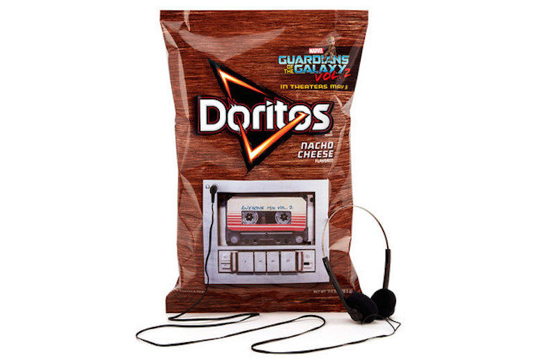 You can listen to Guardians of the Galaxy Vol. 2 music from this Doritos bag!