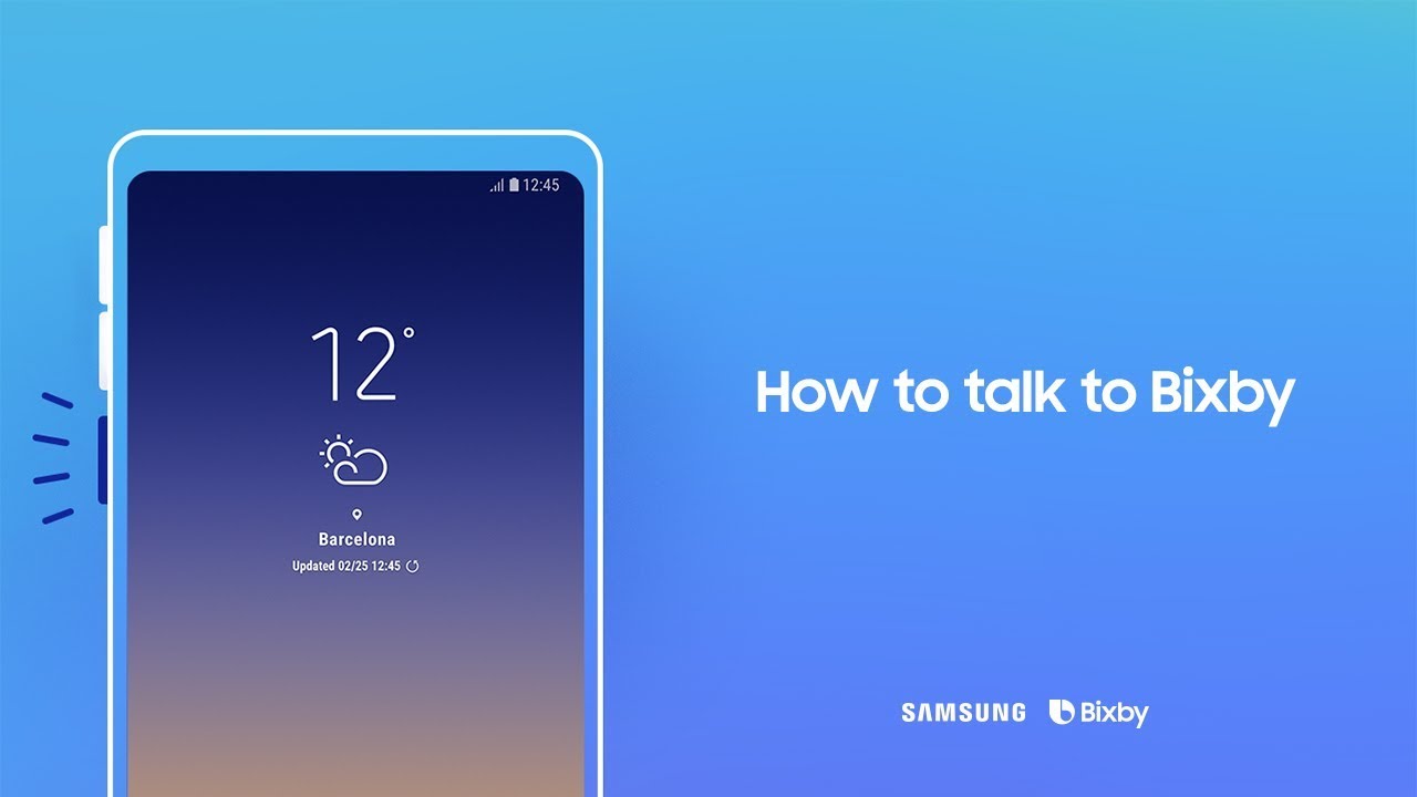 how to talk to bixby