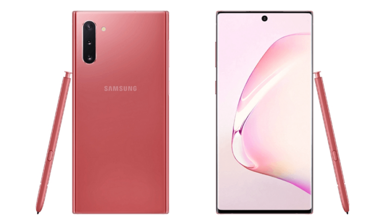 galaxy note 10 pink cover
